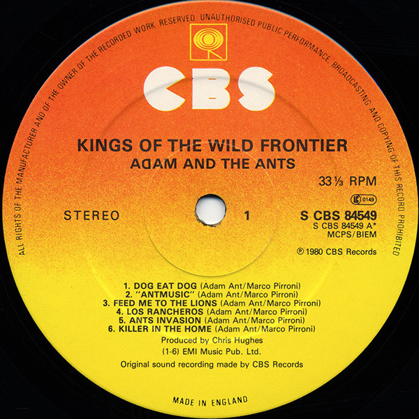 Adam And The Ants - Kings Of The Wild Frontier (LP, Album) 21348