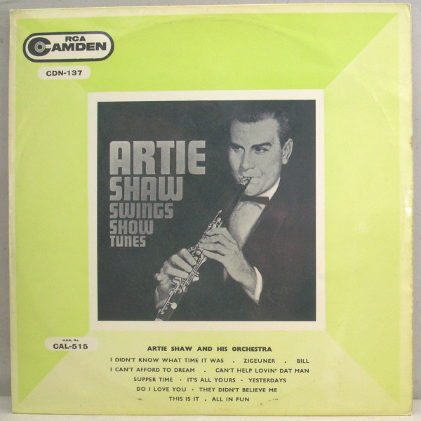 Artie Shaw* - Artie Shaw Swings Show Tunes (LP, Album) 21130