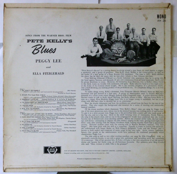Peggy Lee And Ella Fitzgerald - Songs From Pete Kelly's Blues (LP, Album) 19458
