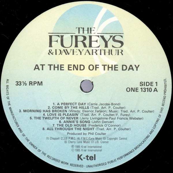 The Fureys and Davey Arthur - At The End Of The Day (LP, Album) 25415
