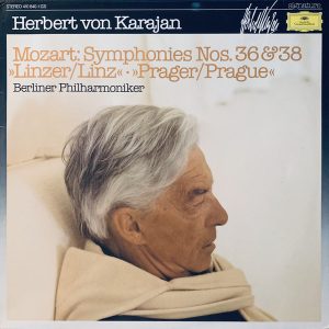 Wolfgang Amadeus Mozart - Berliner Philharmoniker, Herbert Von Karajan - Symphonies No.36 and 38 (LP, Album, RE) 18875