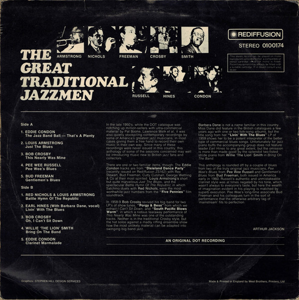 Various - The Great Traditional Jazzmen (LP, Comp) 20934