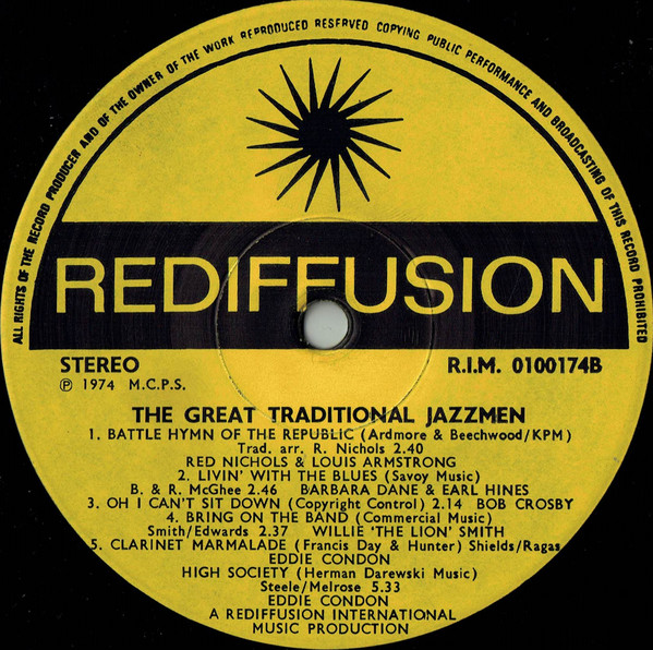Various - The Great Traditional Jazzmen (LP, Comp) 20936