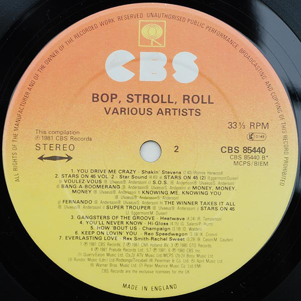 Various - Bop Stroll Roll (LP, Comp) 21585