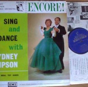 Sydney Thompson And His Olde-Tyme Dance Orchestra* - Sing And Dance With Sydney Thompson