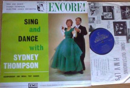 Sydney Thompson And His Olde-Tyme Dance Orchestra* - Sing And Dance With Sydney Thompson