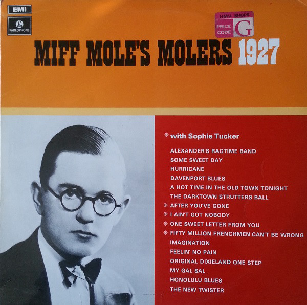 Miff Mole's Molers - Miff Mole's Molers 1927 (LP, Comp, Mono) 20929