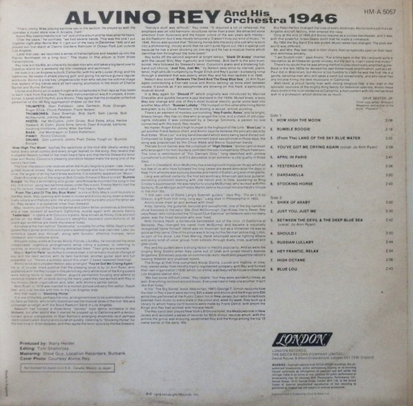 Alvino Rey And His Orchestra - Alvino Rey And His Orchestra 1946 (LP, Mono) 21210
