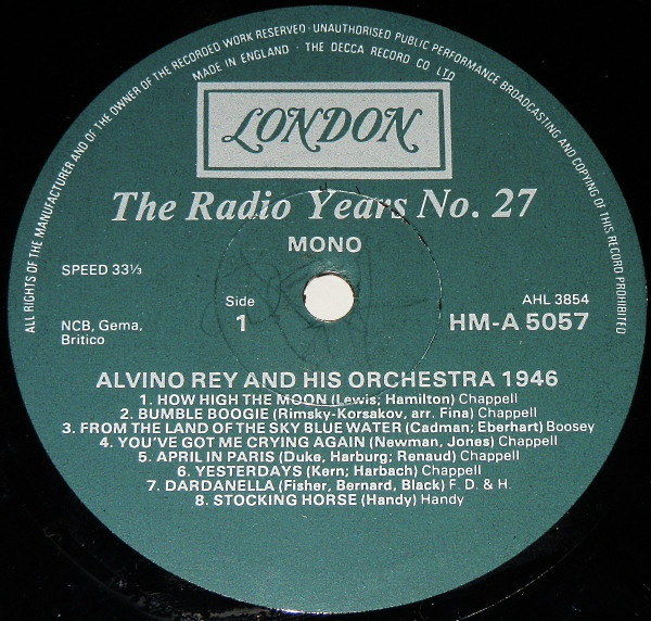 Alvino Rey And His Orchestra - Alvino Rey And His Orchestra 1946 (LP, Mono) 21211