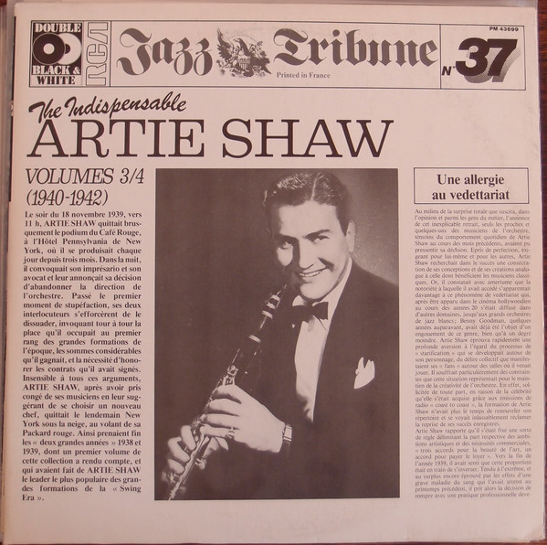 Artie Shaw - The Indispensable Artie Shaw Volumes 3/4 (2xLP, Comp, Gat) 21113