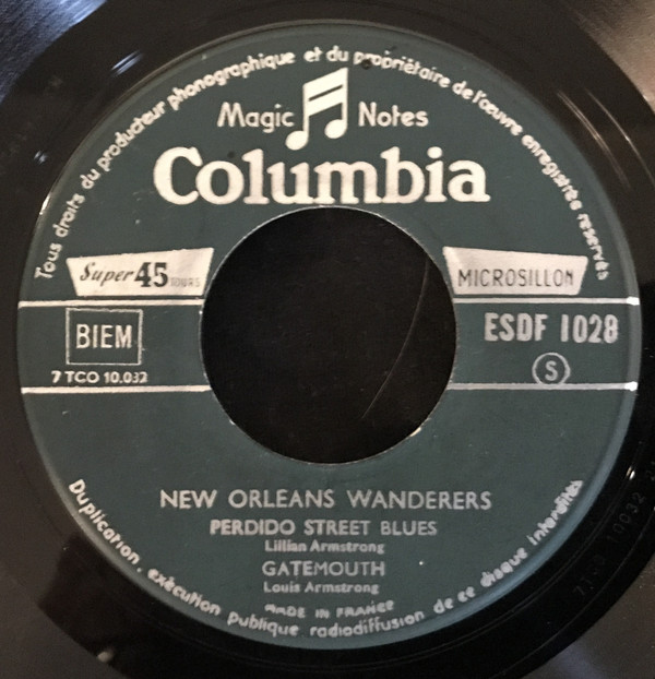 New Orleans Wanderers - Perdido Street Blues / Gatemouth / Too Tight / Papa Dip (7", EP) 39574