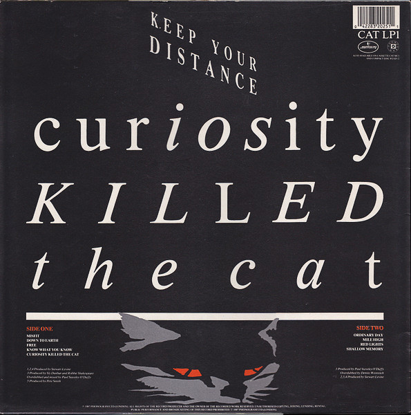 Curiosity Killed The Cat - Keep Your Distance (LP, Album) 40161