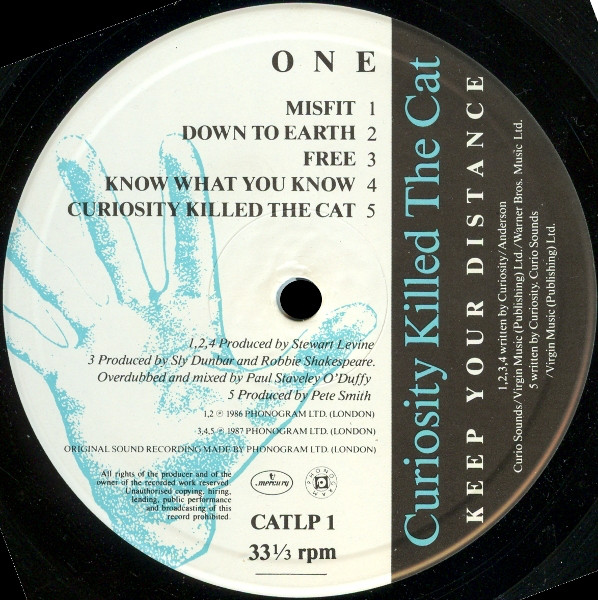 Curiosity Killed The Cat - Keep Your Distance (LP, Album) 40163