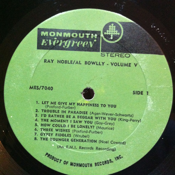 Ray Noble, Al Bowlly - Ray Noble / Al Bowlly - Vol. 5 (LP, Comp, Sid) 20517