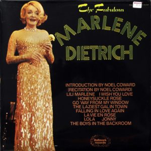 Marlene Dietrich - The Fabulous Marlene Dietrich (LP, Comp) 19653
