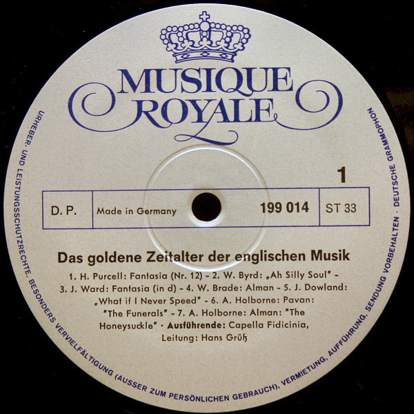 Various - Das Goldene Zeitalter Der Englischen Musik / The Golden Age Of English Music / L'apog√©e de la Musique En Angleterre (LP, Album) 19761