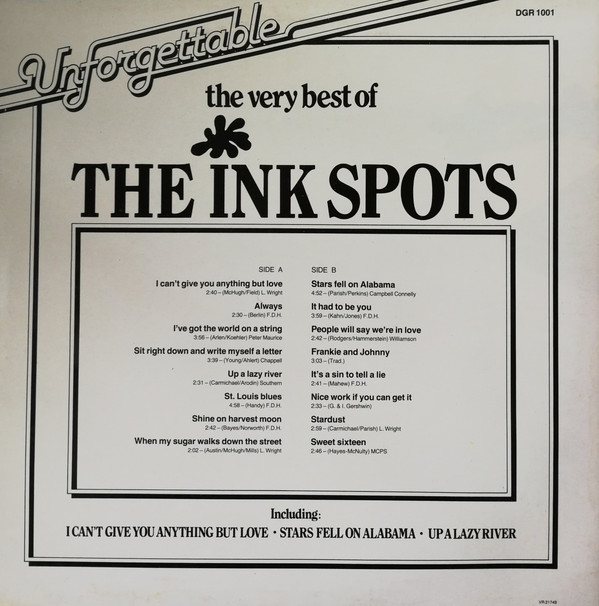The Inkspots* - The Very Best Of "The Ink Spots" (LP, Comp) 20466
