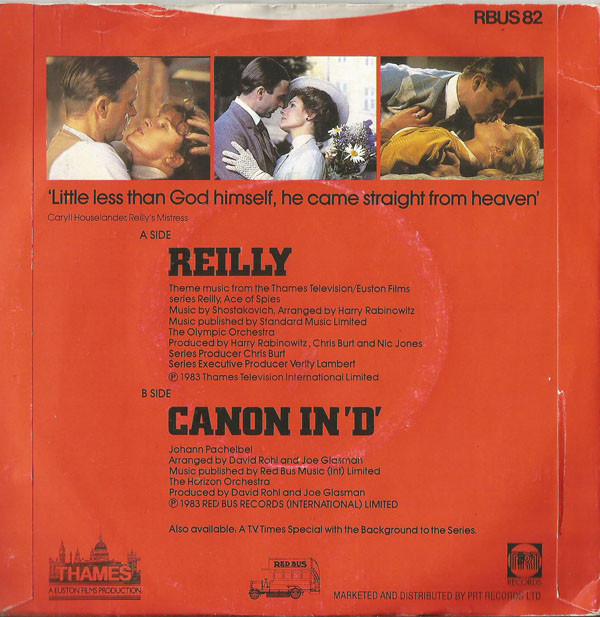 The Olympic Orchestra / The Horizon Orchestra - Reilly / Cannon In 'D' (7", Single, Red) 39706