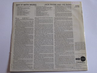 Jack Payne And His Band - Say It With Music (LP, Comp, Mono, RE) 20913