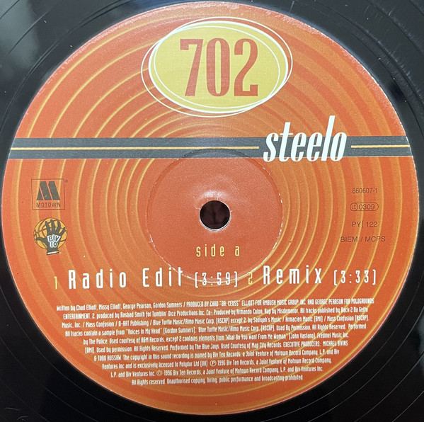 702 - Steelo (12", Single) 40296