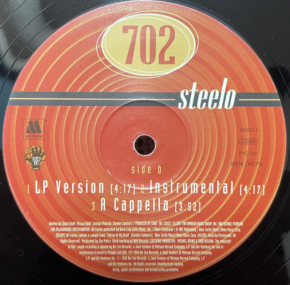 702 - Steelo (12", Single) 40298