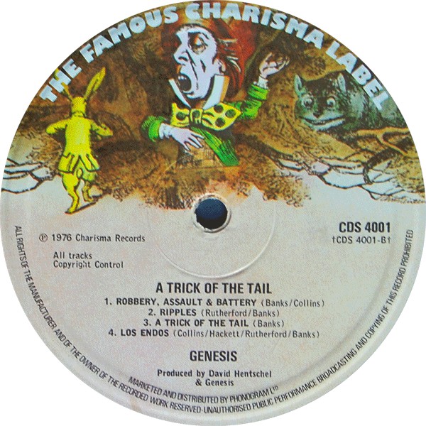 Genesis - A Trick Of The Tail (LP, Album, Gat) 19233