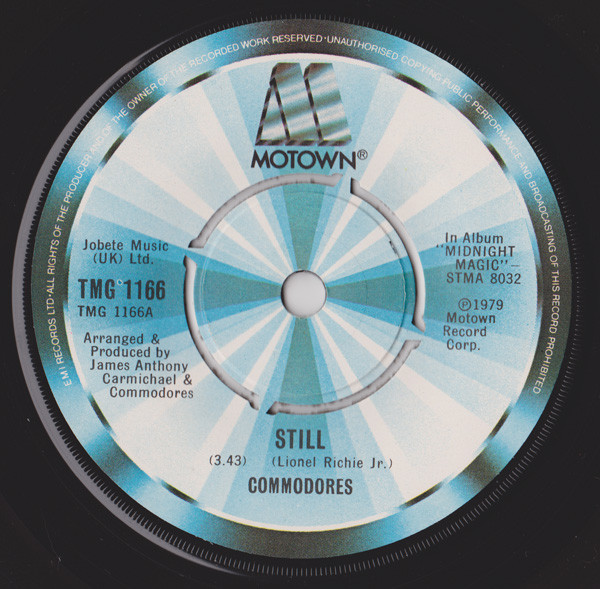 Commodores - Still (7", Single) 19813
