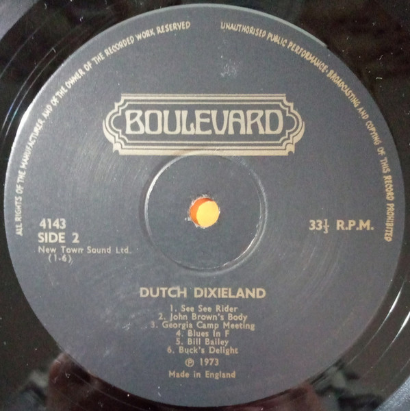 Various - Dutch Dixieland (LP) 20450