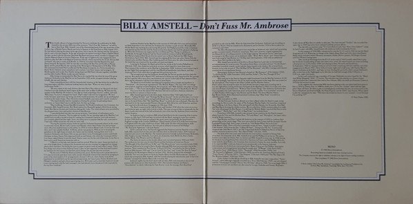 Billy Amstell - Don't Fuss Mr. Ambrose (2xLP, Comp, Mono) 20821
