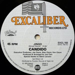 Candido - Jingo 12" Vinyl Single (12 Inch Record)