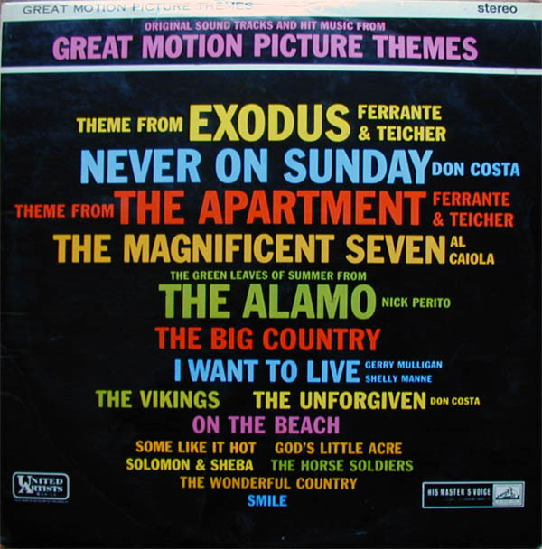 Original Sound Tracks And Hit Music From Great Motion Picture Themes Vinyl LP Album (LP Record) Compilation