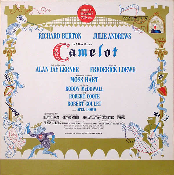 Alan Jay Lerner*, Frederick Loewe / Julie Andrews, Richard Burton (2) - Camelot (Original Broadway Cast Recording) LP Vinyl Album (LP Record) Gatefold