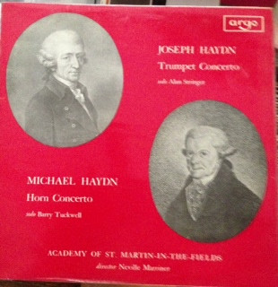 Joseph Haydn / Michael Haydn ; Academy Of St. Martin-in-the-Fields*, Neville Marriner* - Trumpet Concerto / Horn Concerto Vinyl LP (LP Record)