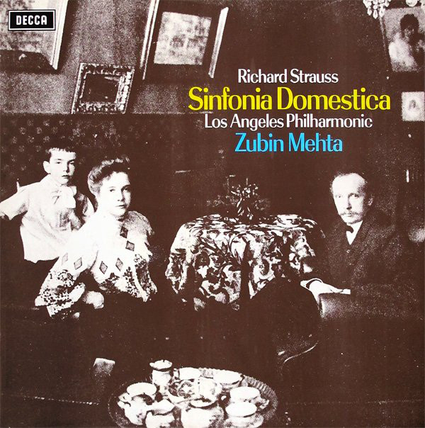 Richard Strauss, Los Angeles Philharmonic*, Zubin Mehta - Sinfonia Domestica Vinyl LP (LP Record)