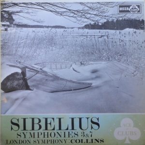 Sibelius* - Anthony Collins (2) Conducting The London Symphony Orchestra* - Symphonies 3 7 Vinyl LP (LP Record) Mono