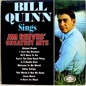 Bill Quinn (5) - Bill Quinn Sings Jim Reeves' Greatest Hits Vinyl LP Album (LP Record)