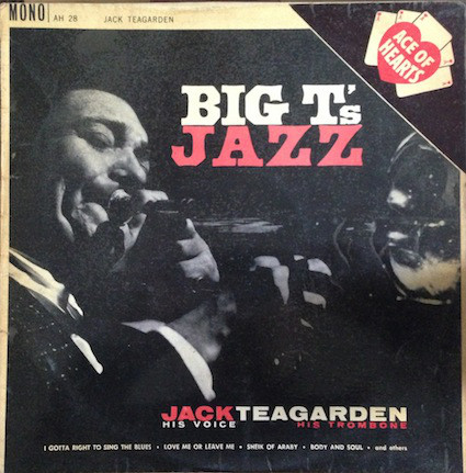 Jack Teagarden - Big T's Jazz Vinyl LP Album (LP Record) Mono
