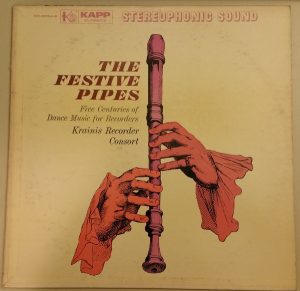 Krainis Recorder Consort - The Festive Pipes Vinyl LP Album (LP Record)