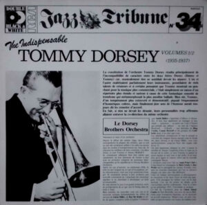 Tommy Dorsey - The Indispensable Tommy Dorsey Volumes 1/2 (1935-1937) 2xLP Vinyl Compilation (LP Record) Gatefold