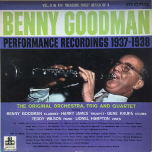 Benny Goodman - Performance Recordings 1937-1938 Volume 2 Vinyl LP Album (LP Record)