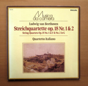 Ludwig van Beethoven, Quartetto Italiano - Streichquartett F-Dur, Op. 18/1 / Streichquartett G-Dur, Op. 18/2 Vinyl LP (LP Record)