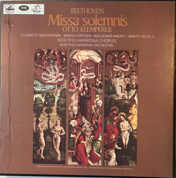 Beethoven* - Otto Klemperer, Elisabeth Søderstrøm* • Marga Höffgen • Waldemar Kmentt • Martti Talvela, New Philharmonia Chorus • New Philharmonia Orchestra - Missa Solemnis 2xVinyl LP (LP Record) Boxset