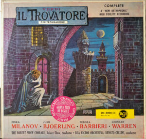 Verdi*, Zinka Milanov · Jussi Bjoerling* · Fedora Barbieri · Leonard Warren, The Robert Shaw Chorale, Robert Shaw Conductor · RCA Victor Orchestra*, Renato Cellini - Il Trovatore (Complete) 2xLP Vinyl (Vinyl Record) Boxset
