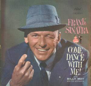 Frank Sinatra Beckoning You To Buy Vintage Vinyl Records