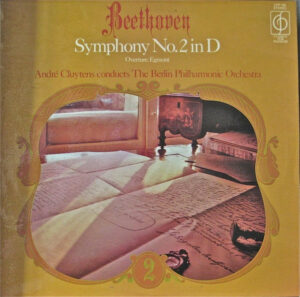 Beethoven*, André Cluytens Conducts The Berlin Philharmonic Orchestra* - Symphony No.2 In D/Overture: Egmont Vinyl LP Album (LP Record)