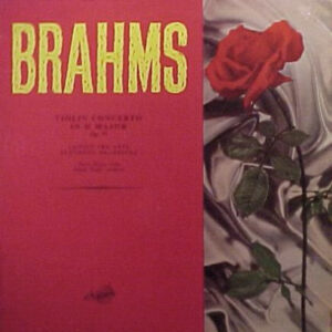 Brahms*, Leipzig Pro Arte Symphony Orchestra, Pierre Meyer, Johann Walde - Violin Concerto In D Major, Op.77 Vinyl LP (LP Record)