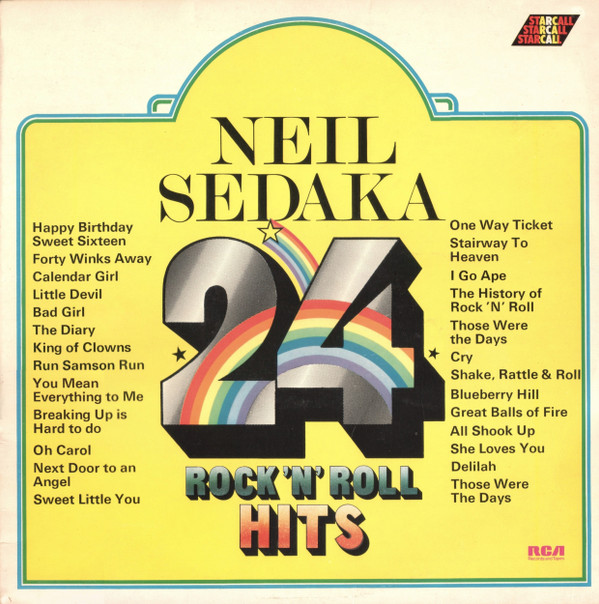 Neil Sedaka - 24 Rock 'N' Roll Hits Vinyl LP Album (LP Record)