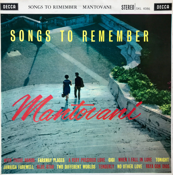 Mantovani* - Songs To Remember Vinyl LP (LP Record)