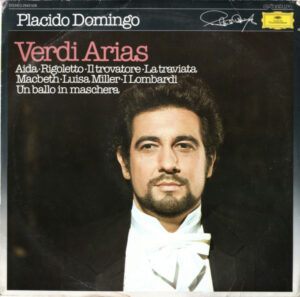 Placido Domingo - Verdi Arias Vinyl LP Album (LP Record)