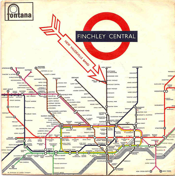 New Vaudeville Band* - Finchley Central (7", Single, Mono, Pic)